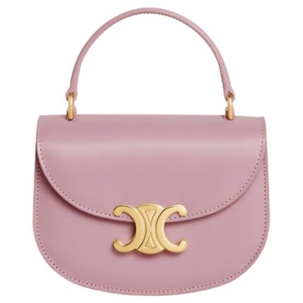 CELINE MINI BESACE CLEA IN SHINY CALFSKIN ROSE