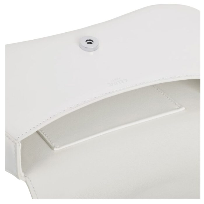 CELINE TEEN LOLA IN SHINY CALFSKIN WHITE