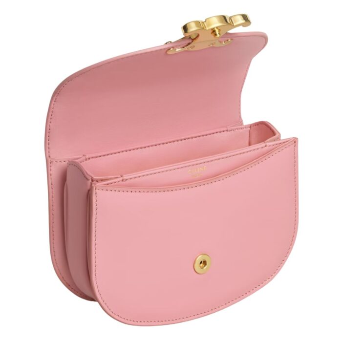 CELINE MINI BESACE CLEA IN SHINY CALFSKIN ROSE