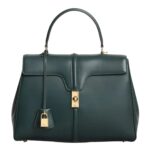 CELINE CLASSIQUE 16 BAG IN SATINATED CALFSKIN FALL GREEN