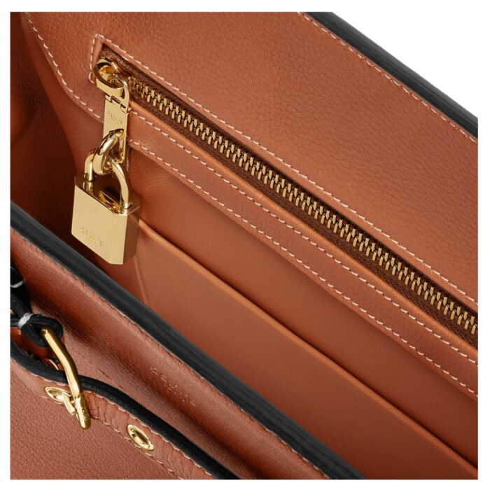 CELINE CONTI BAG IN SUPPLE GRAINED CALFSKIN TAN