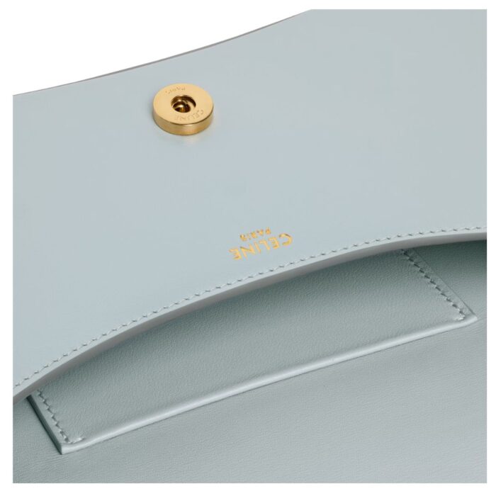 CELINE TEEN LOLA IN SHINY CALFSKIN ICE BLUE