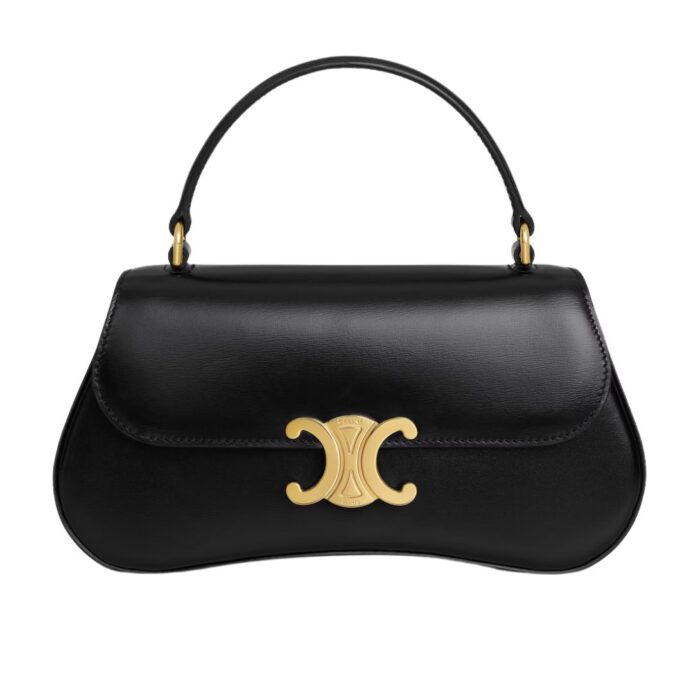 CELINE TEEN LOLA IN SHINY CALFSKIN LIGHT BURGUNDY