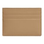 CELINE CARD HOLDER TRIOMPHE IN SHINY CALFSKIN SMOKED BROWN