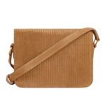 CELINE TEEN TRIOMPHE BAG IN STRIPED SUEDE CALFSKIN