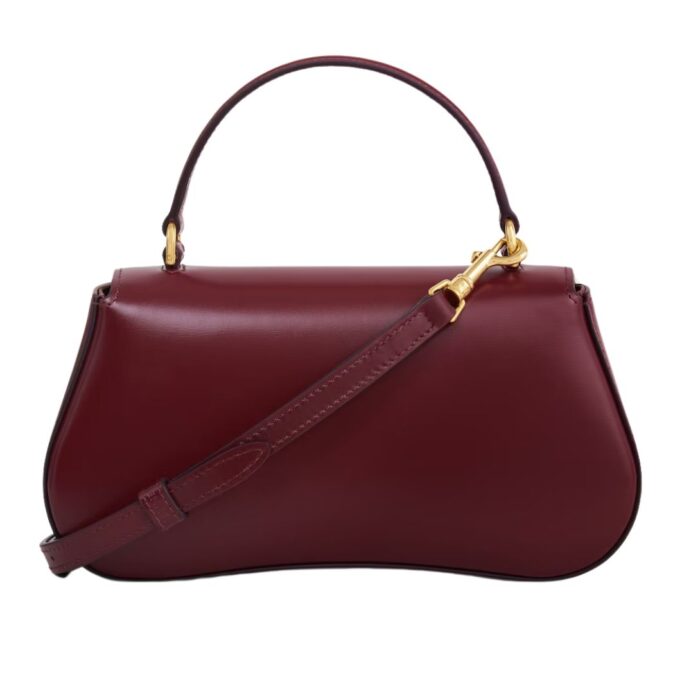 CELINE TEEN LOLA IN SHINY CALFSKIN LIGHT BURGUNDY