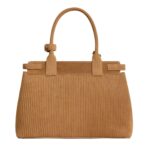 CELINE CONTI BAG IN STRIPED SUEDE CALFSKIN