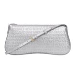 CELINE MEDIUM LOLA BAG IN LAMINATED CALFSKIN WITH CELINE ALL OVER