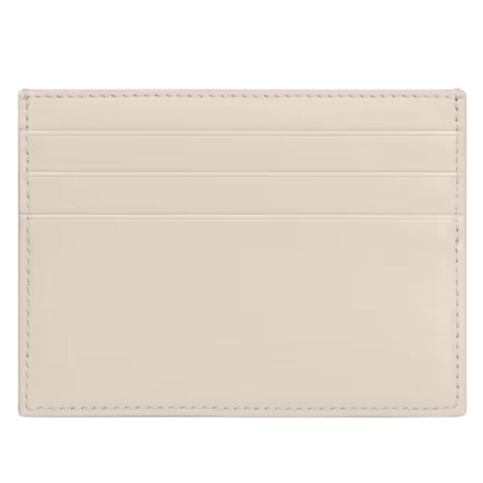 CELINE CARD HOLDER TRIOMPHE IN SHINY CALFSKIN PALE BEIGE