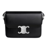 CELINE TEEN TRIOMPHE BAG IN SHINY CALFSKIN PASTEL PINK