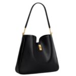 CELINE MEDIUM CAMILLE 16 SOFT BAG IN SMOOTH CALFSKIN BLACK