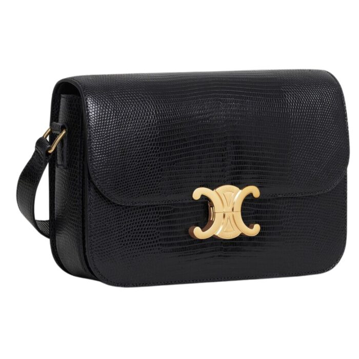 CELINE CLASSIQUE TRIOMPHE BAG IN LIZARD