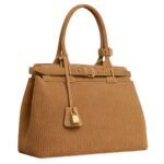 CELINE CONTI BAG IN STRIPED SUEDE CALFSKIN