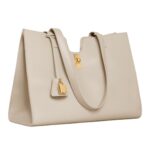 CELINE CABAS 16 SOFT IN SMOOTH CALFSKIN LIGHT STONE
