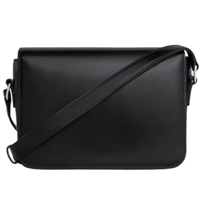 CELINE TEEN TRIOMPHE BAG IN SHINY CALFSKIN BLACK