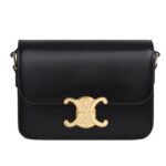 CELINE TEEN TRIOMPHE BAG IN SHINY CALFSKIN PASTEL PINK