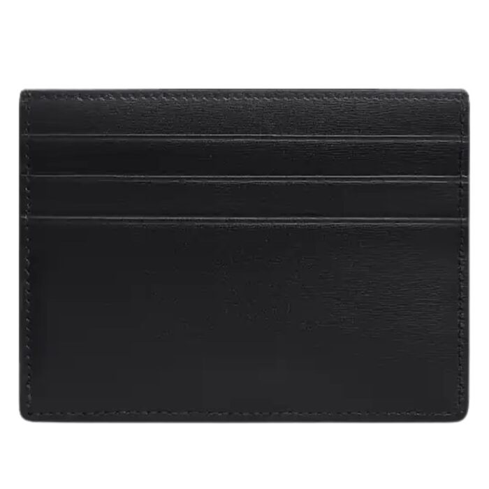 CELINE CARD HOLDER TRIOMPHE IN SHINY CALFSKIN BLACK