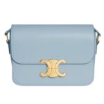 CELINE TEEN TRIOMPHE BAG IN SHINY CALFSKIN PASTEL PINK