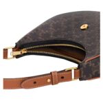 CELINE MEDIUM AVA TRIOMPHE BAG IN TRIOMPHE CANVAS AND CALFSKIN