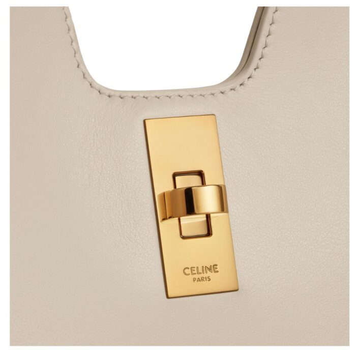 CELINE CABAS 16 SOFT IN SMOOTH CALFSKIN LIGHT STONE