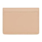 CELINE CARD HOLDER WITH FLAP TRIOMPHE IN SHINY CALFSKIN OAT BEIGE