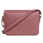 CELINE TEEN TRIOMPHE BAG IN SHINY CALFSKIN VINTAGE ROSE
