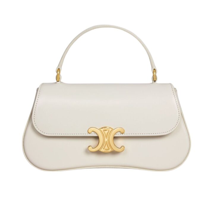 CELINE TEEN LOLA IN SHINY CALFSKIN LIGHT BURGUNDY