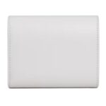 CELINE SMALL FLAP WALLET TRIOMPHE IN SHINY CALFSKIN CLOUDY GREY