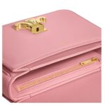 CELINE TEEN TRIOMPHE BAG IN SHINY CALFSKIN ROSE