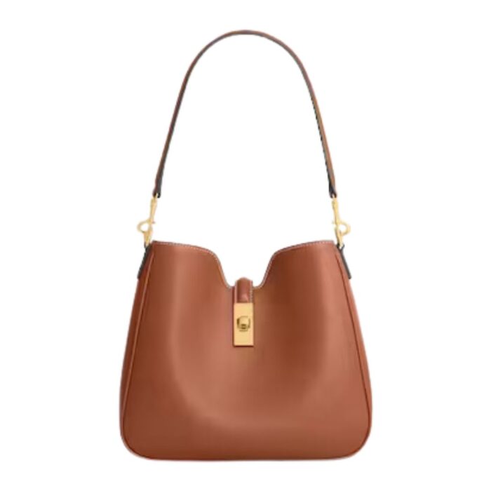 CELINE SMALL CAMILLE 16 SOFT BAG IN SMOOTH CALFSKIN RICE