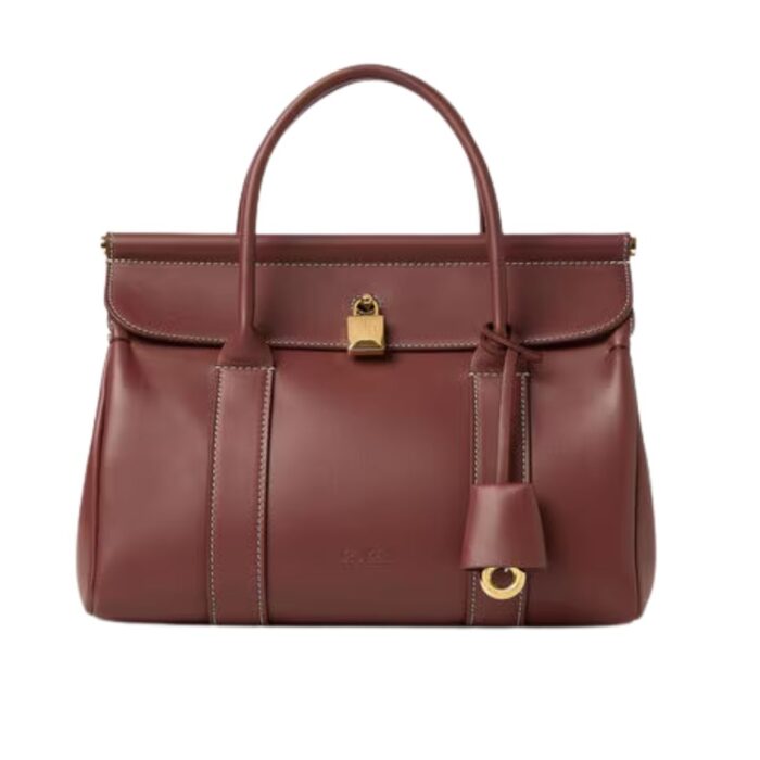 LORO PIANA LOOM BAG L25 SMOKED CARAMEL