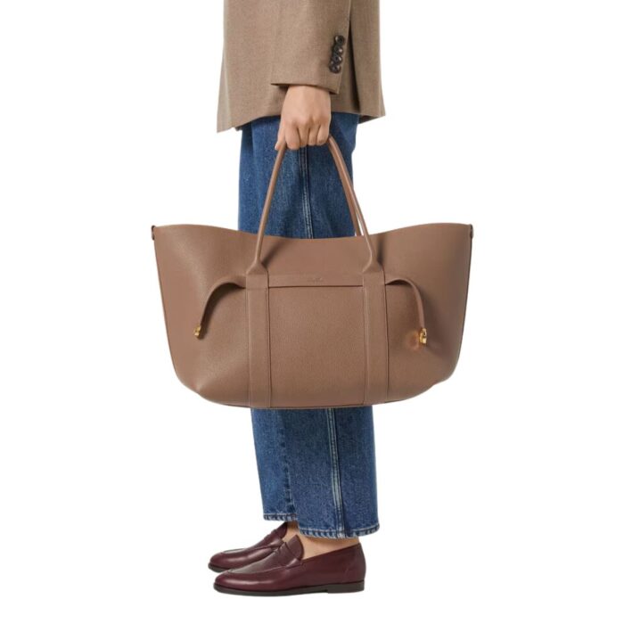 LORO PIANA LARGE GHIERA SHOPPER FOSSIL