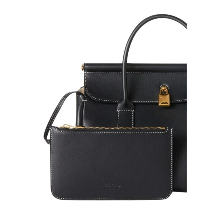 LORO PIANA LOOM BAG L25 BLACK
