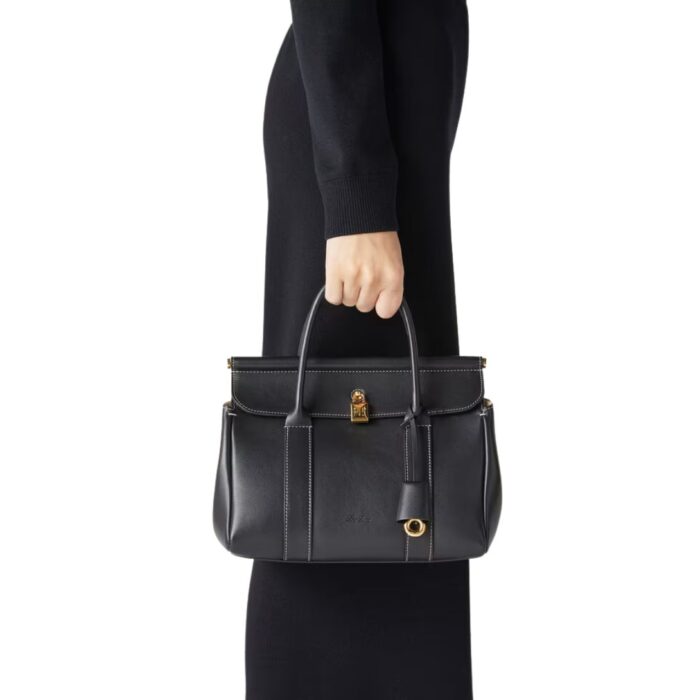 LORO PIANA LOOM BAG L25 BLACK