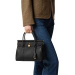 LORO PIANA LOOM BAG L25 BLACK