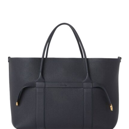 LORO PIANA LARGE GHIERA SHOPPER BLUE NAVY