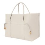 LORO PIANA LARGE GHIERA SHOPPER LIGHT TRAVERTINE