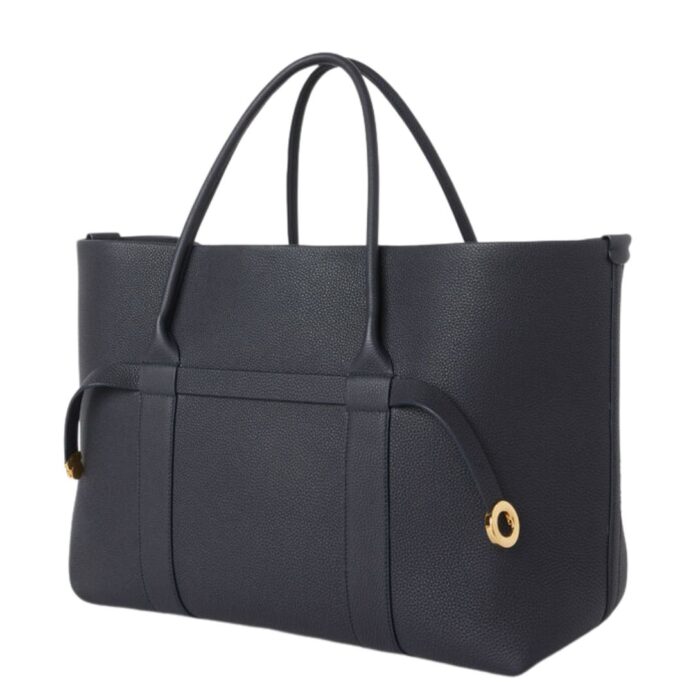LORO PIANA LARGE GHIERA SHOPPER BLUE NAVY
