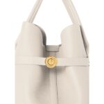 LORO PIANA LARGE GHIERA SHOPPER LIGHT TRAVERTINE