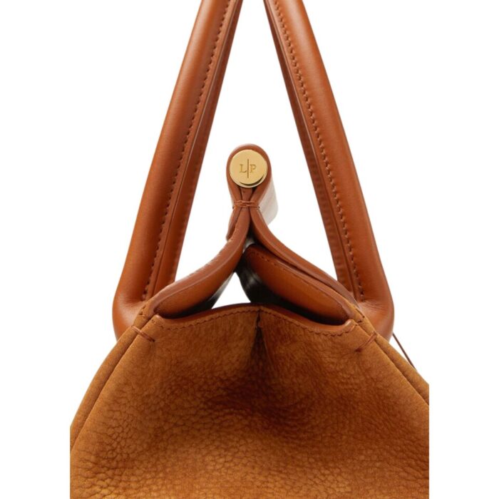 LORO PIANA LOOM BAG L25 BON TON BROWN