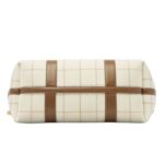 LORO PIANA LARGE GHIERA SHOPPER TARTAN