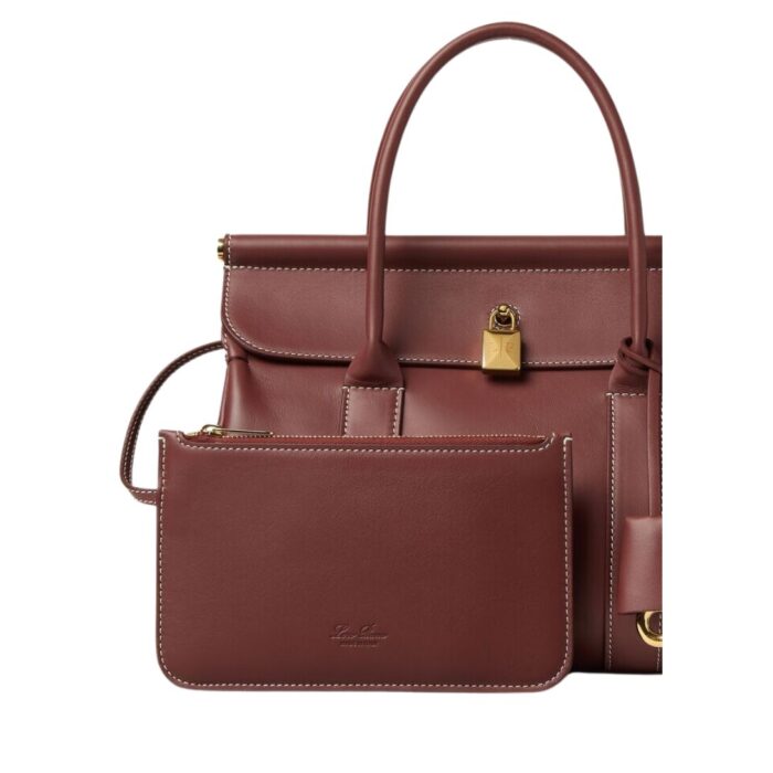 LORO PIANA LOOM BAG L25 SMOKED CARAMEL