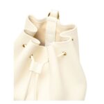 LORO PIANA EXTRA DRAWSTRING BACKPACK L27 WHISPER WHITE