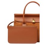 LORO PIANA LOOM BAG L25 BON TON BROWN