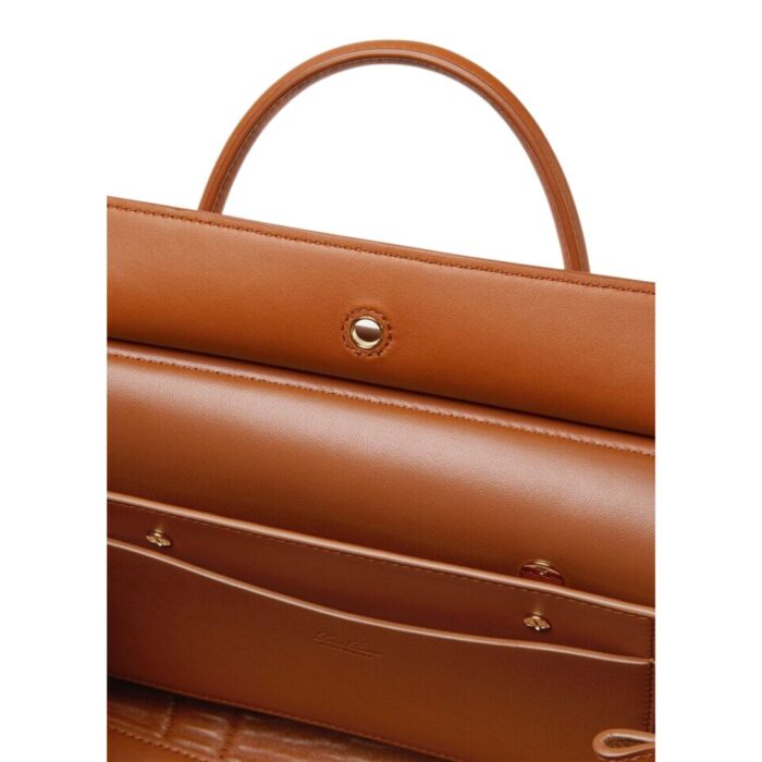 LORO PIANA LOOM BAG L25 BON TON BROWN