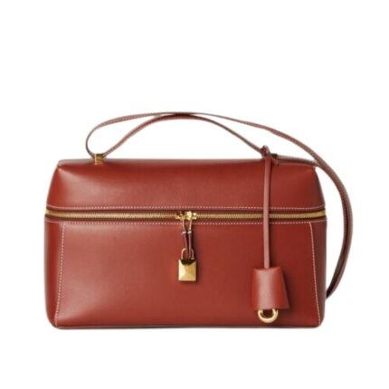 LORO PIANA EXTRA BAG L27 DEEP KUMMEL-SUN GOLD