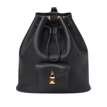 LORO PIANA EXTRA DRAWSTRING BACKPACK L27 WHISPER WHITE