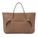 LORO PIANA LARGE GHIERA SHOPPER LIGHT TRAVERTINE