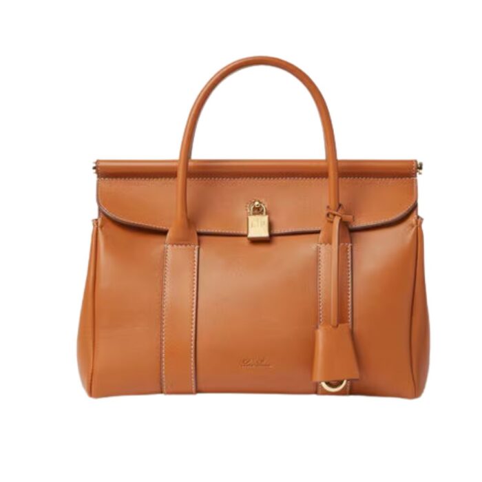 LORO PIANA LOOM BAG L25 SMOKED CARAMEL
