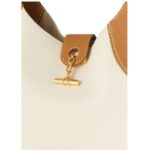 LORO PIANA MEDIUM BOBBIN BAG WHISPER WHITE-WHEAT BRAN